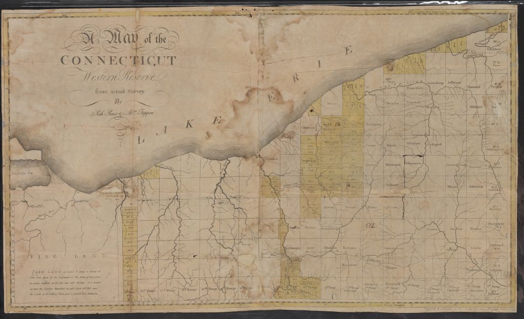A Map of the Connecticut Western Reserve, from actual Survey